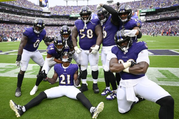 Baltimore ravens score sale
